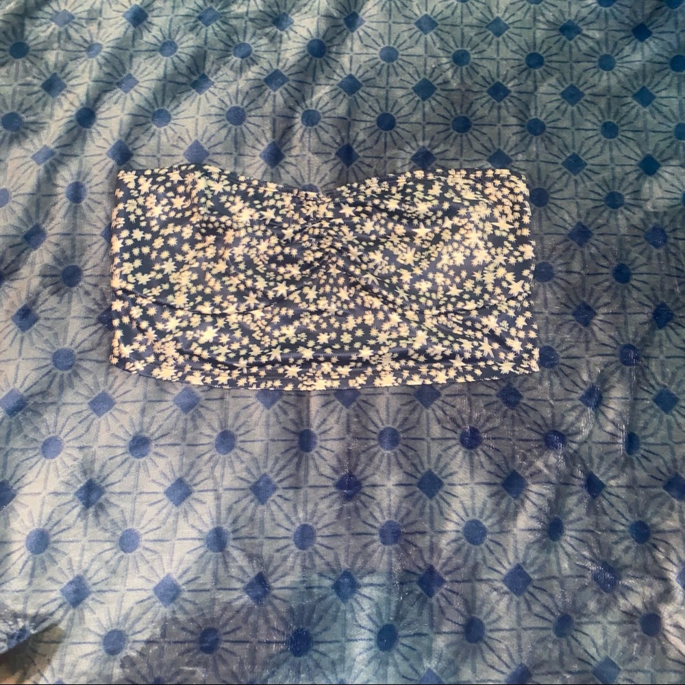 Beautiful blue and white top